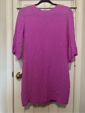 Olivaceous Vibrant Magenta Midi Dress